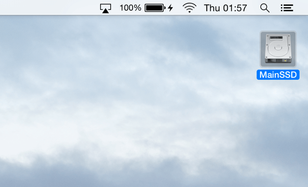 메인 SSD OSX