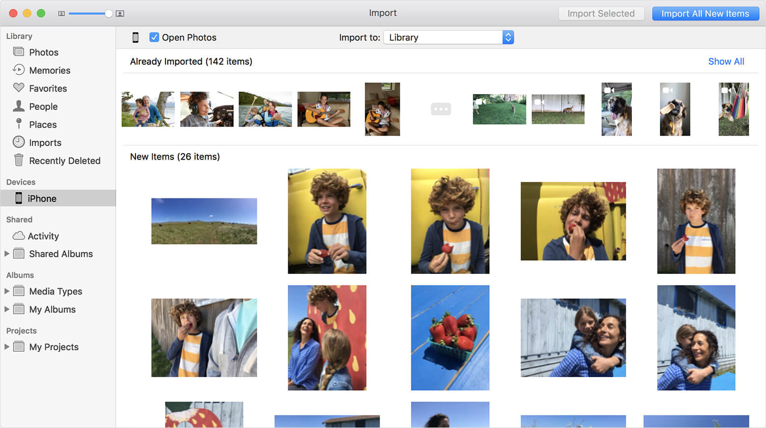 Cómo descargar todas las imágenes de iPhone a Mac