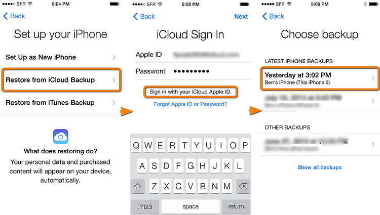 How to Save Text Messages with iCloud Account