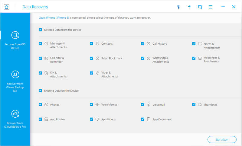 Select Data Type