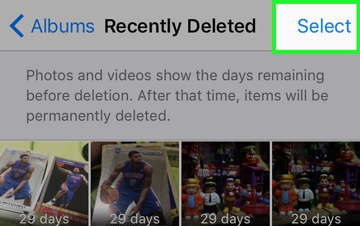 Delete Iphone Recent Photos