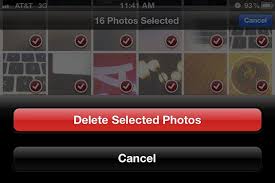 delete selete photos
