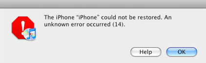 fix iTunes Error 14