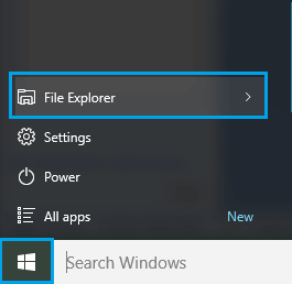 Explorador de arquivos Windows 10