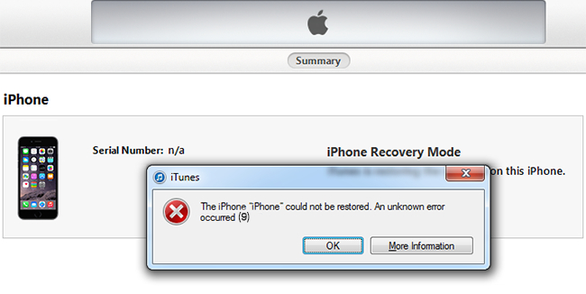 How to Fix iPhone X Error 9
