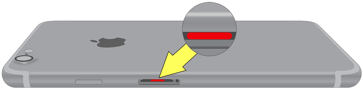 Iphone7 Liquid Contact Indicator