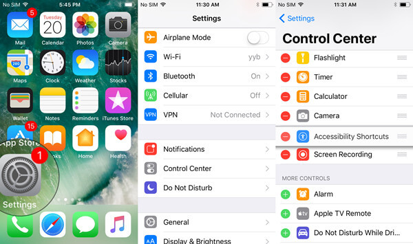 Manage Control Center