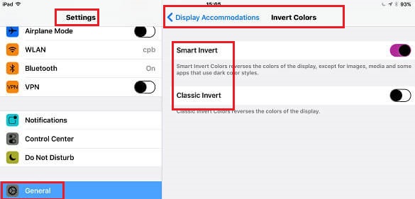 How to Enable an iOS Invert Colors Shortcut on the iPhone