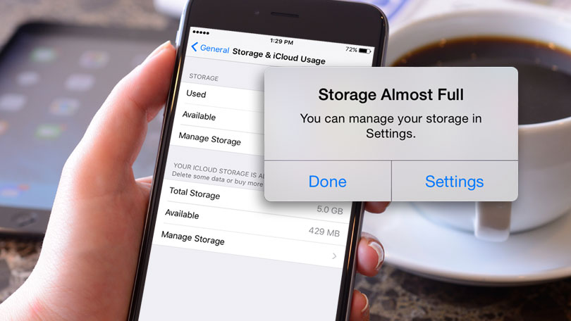 Restrições de espaço de armazenamento fazem com que o vídeo desapareça do iPhone