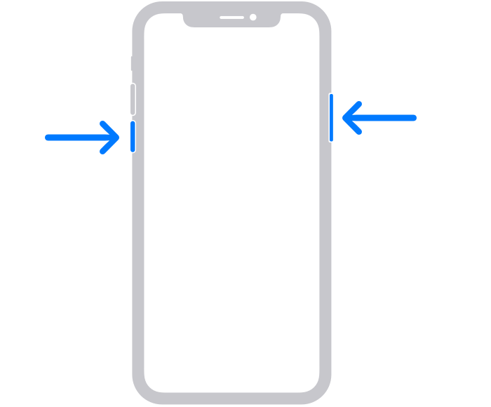 Force Restart iPhon to Fix Bottom Half of iPhone Screen Not Working Issue