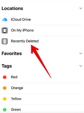 Where Do The Deleted Files Go on iPhone Temporarily?