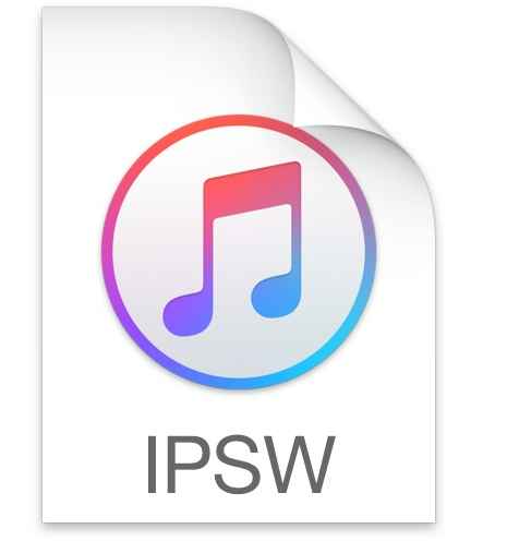 Använda IPSW-filer för att återställa iPhone firmware