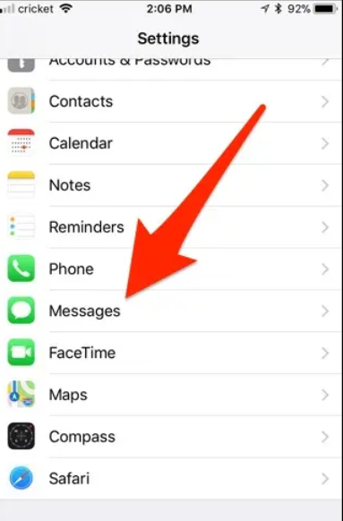 Check The Settings of Your Messages App