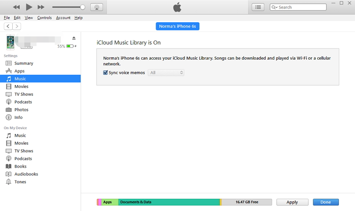 Hur man hämtar röstmemon från iPhone via iTunes och iTunes Sync