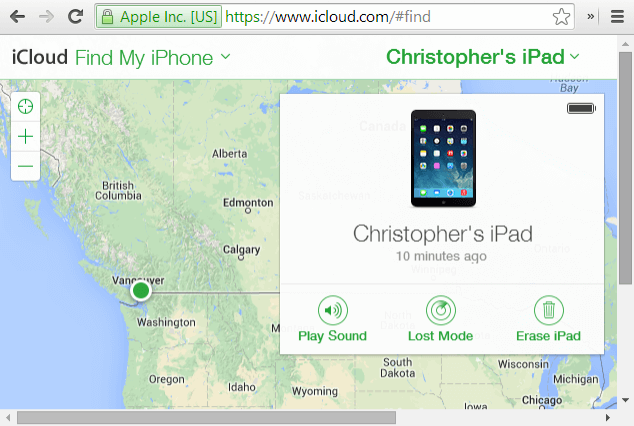 ICloud Find My Phone Fix Ipad