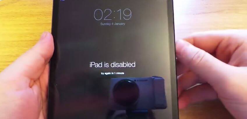 Ipad Disable