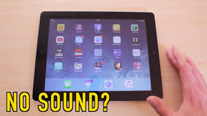 safari ipad no sound