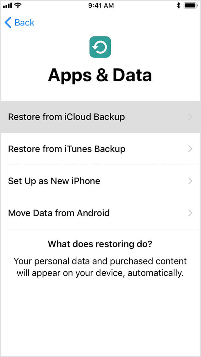 通過Icloud恢復Ipad