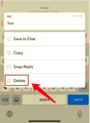 Hur man raderar alla Snapchat-meddelanden manuellt
