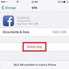 Ta bort Facebook-appen