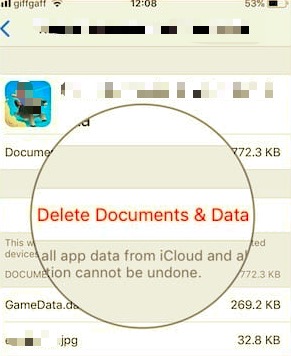 Delete Game Center Data Manually