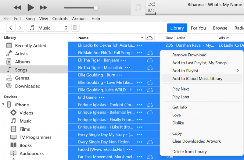 Hur man tar bort iCloud-musik från iPhone