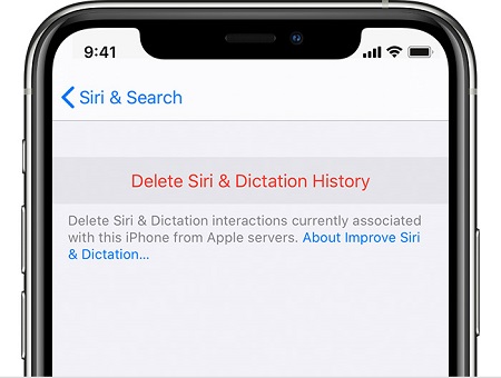Radera Siri sökhistorik på iPhone