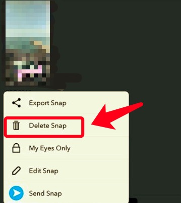 Delete A Snapchat Picture from Memories
