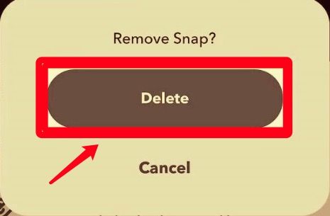Delete Snapchat Pictures from Memories Manually