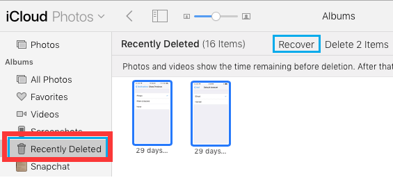 Clearing Photos From iPhone Through Mac device