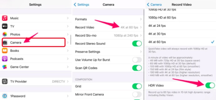 Keep HDR Version of Photos to Fix iPhone Says I Have No Storage Issue