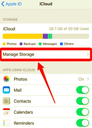 Manage iCloud Storage to Buy More Storage on iPhone