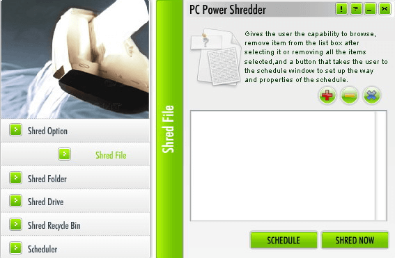PC Power Shredder iShredder의 대안