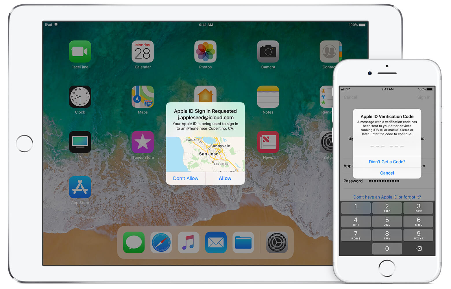 two factor authentication apple id off