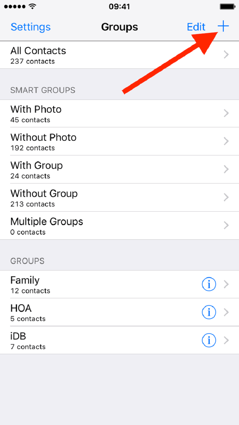 Create New Contact Group On Iphone