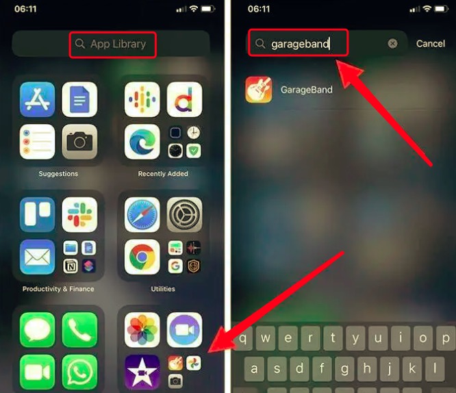 Find Hidden Apps on iPhone Inside the App Library