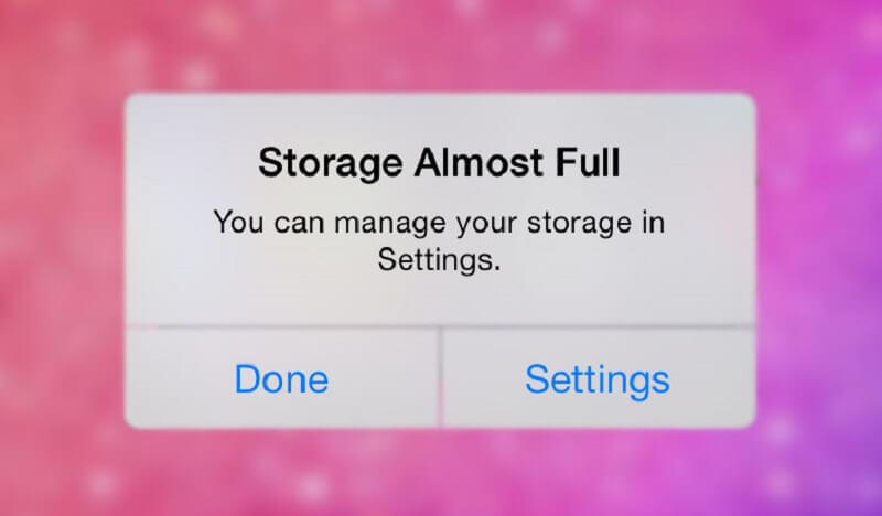 Åtgärda problemet med full Iphone Storage