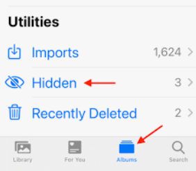 Find Hidden Photos on iPhone