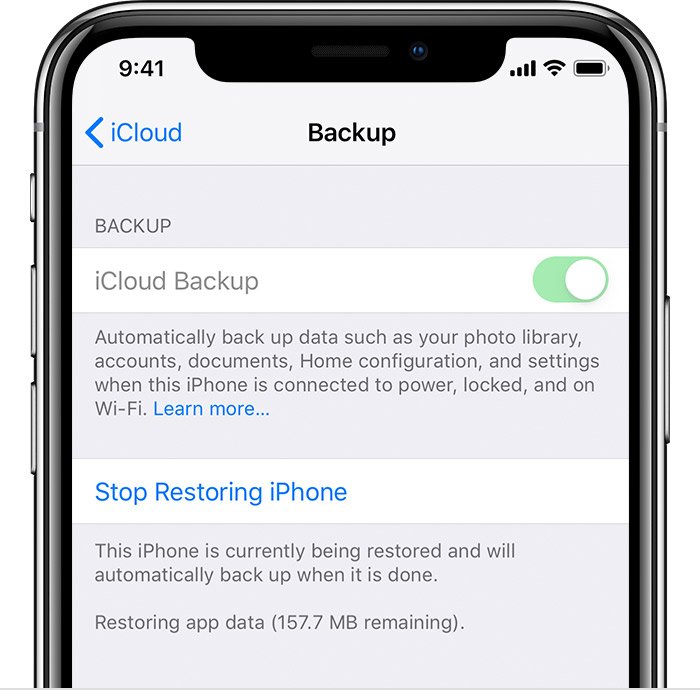 Hur man överför WhatsApp från iPhone till iPhone med iCloud Backup