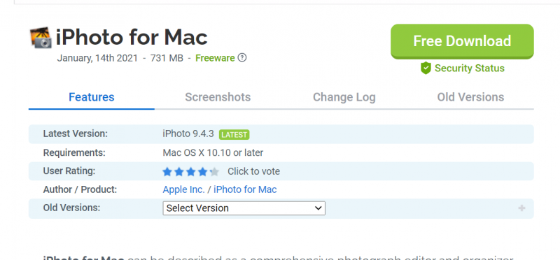 iPhoto 앱을 사용하여 iPhone에서 Mac으로 파일 전송