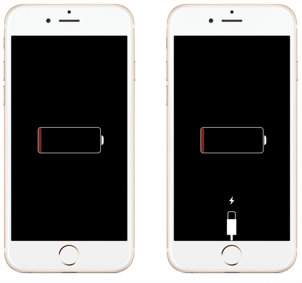 iPhone充電画面