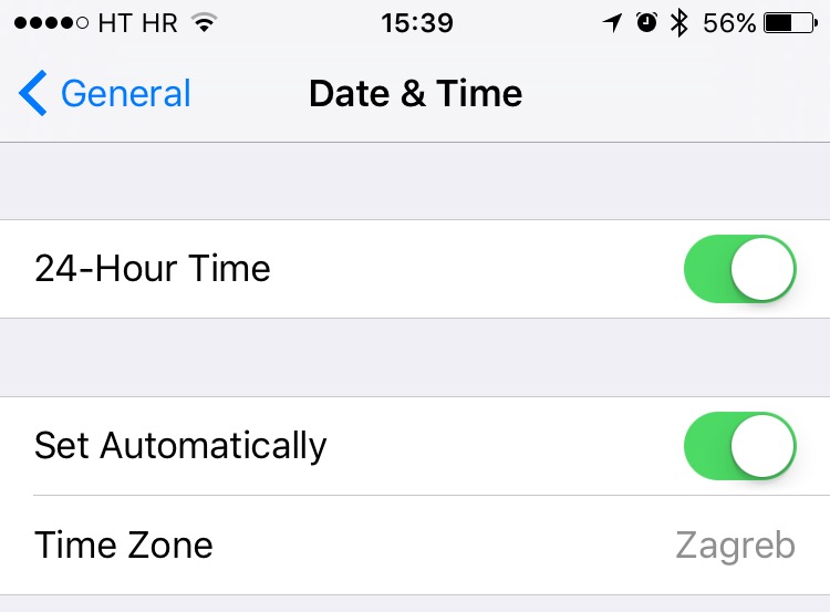 Reasons Why You Cannot Sign Into iCloud: Incorrect Date And Time Settings