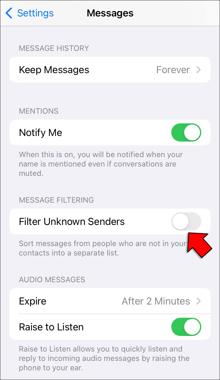 Find Old Messages on iPhone with Message Filters