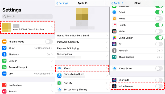 Recuperar memorandos de voz do iCloud: o método oficial