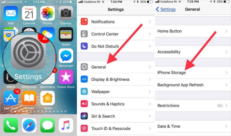 Limpar cache de aplicativos do iPhone sem excluir aplicativos - Descarregue aplicativos não utilizados