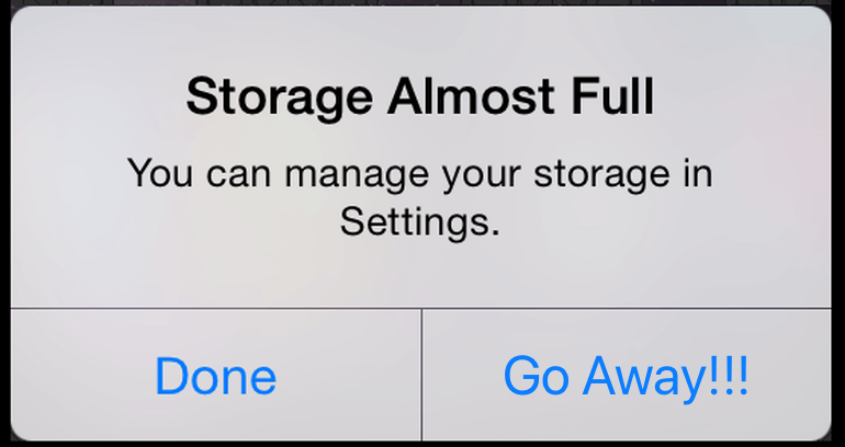 Overloaded iPhone Affects Backup Process Time