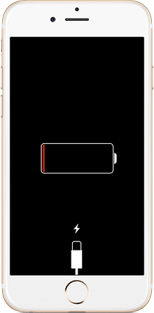 Ladda batteriet på Iphone