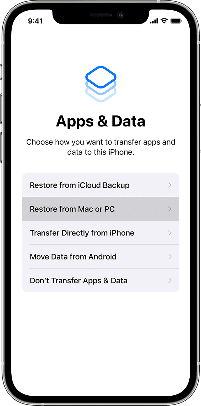 Transfer Everything from iPhone to iPhone Using Finder