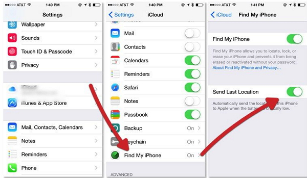 Set Up Find My Iphone On Iphone Devices