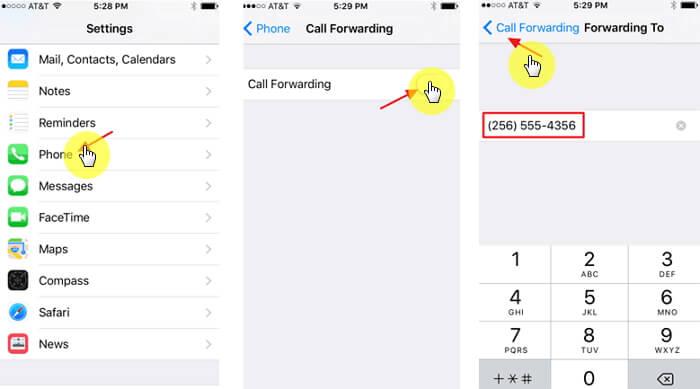 how to use call forwarding on a cell phone
